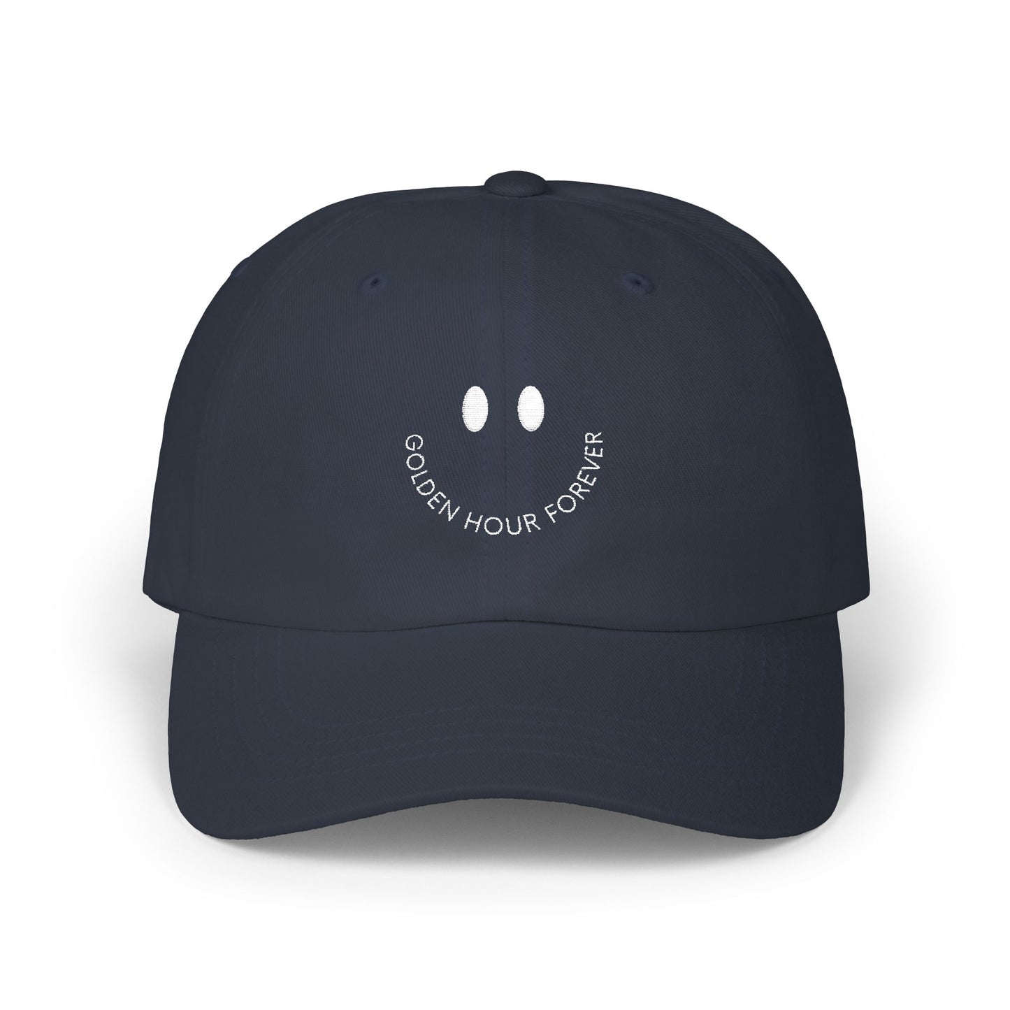 Smiley Face Classic Dad Cap, Trendy Dad Hat, Casual Summer Accessory, Gift for Father, Relaxed Fit Cap
