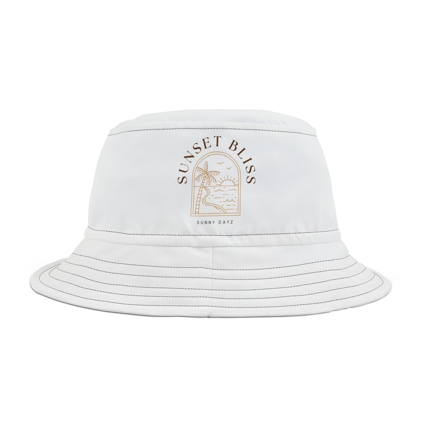 Sunset Bliss Bucket Hat, Summer Accessories, Beach Hat, Vacation Headwear