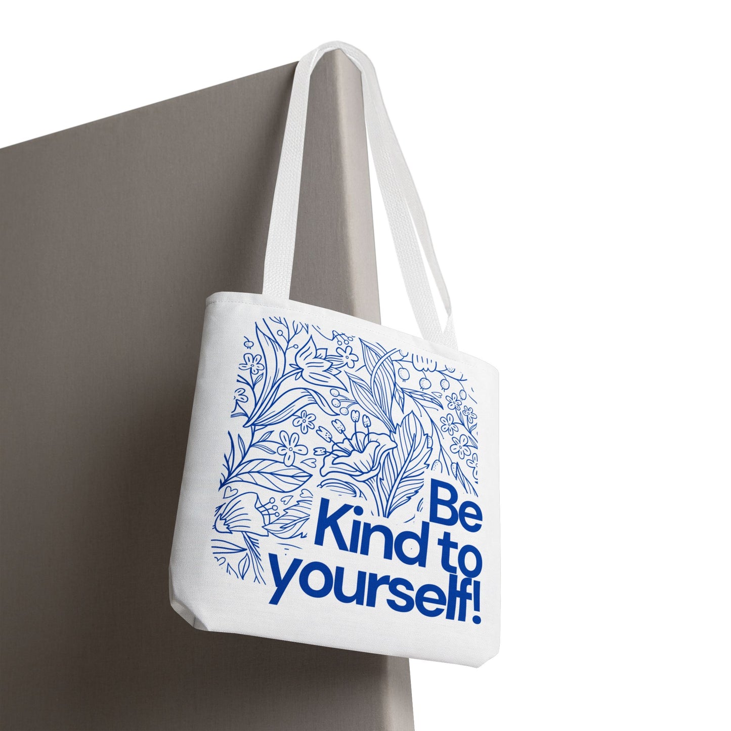 Be Kind to Yourself Tote Bag, Motivational Reusable Bag, Eco-Friendly Shopping Tote