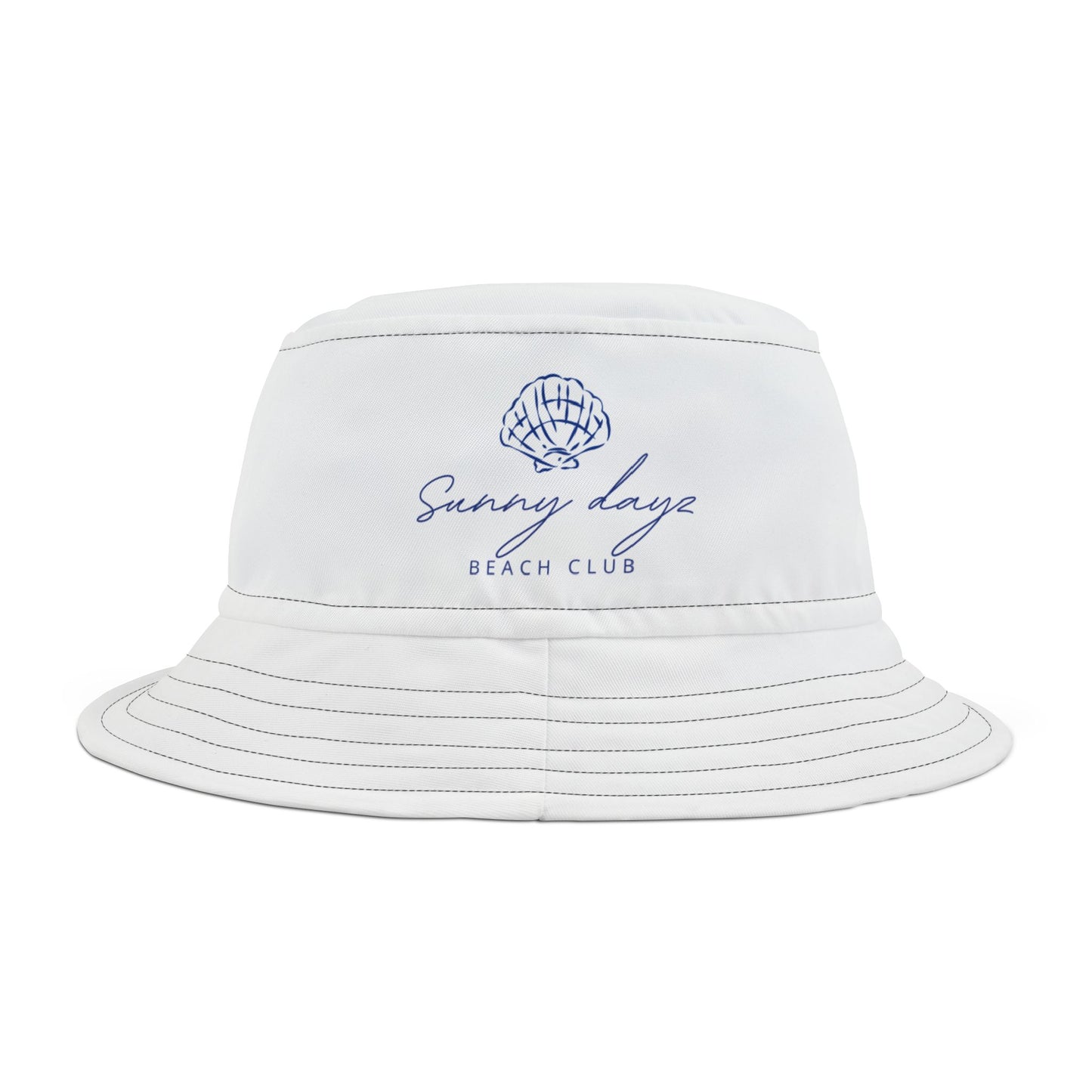Sunny Days Beach Club Bucket Hat, Summer Hat, Beachwear