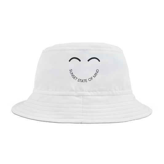 Smile Bucket Hat, Summer Accessory, Outdoor Hat, Trendy Beachwear