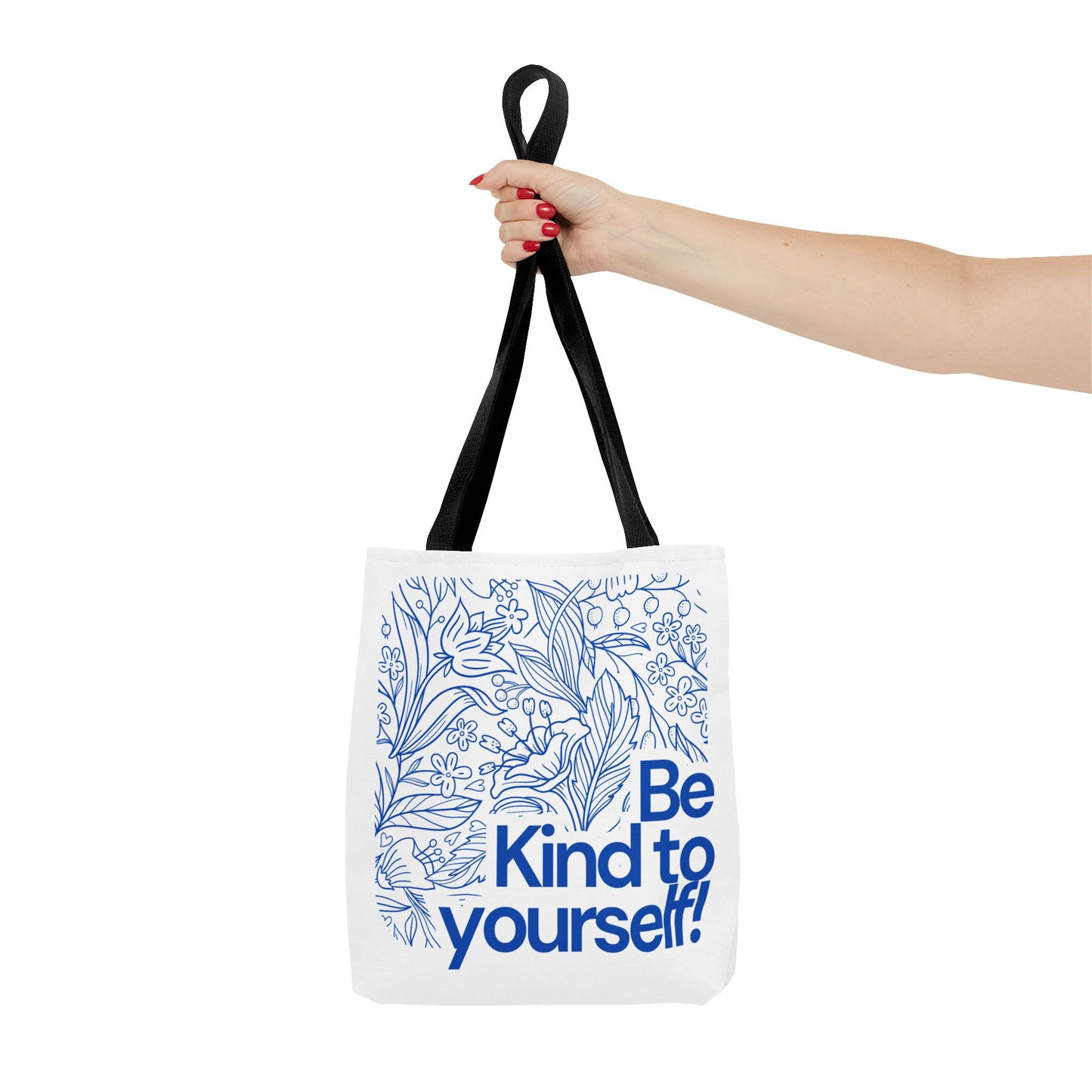 Be Kind to Yourself Tote Bag, Motivational Reusable Bag, Eco-Friendly Shopping Tote