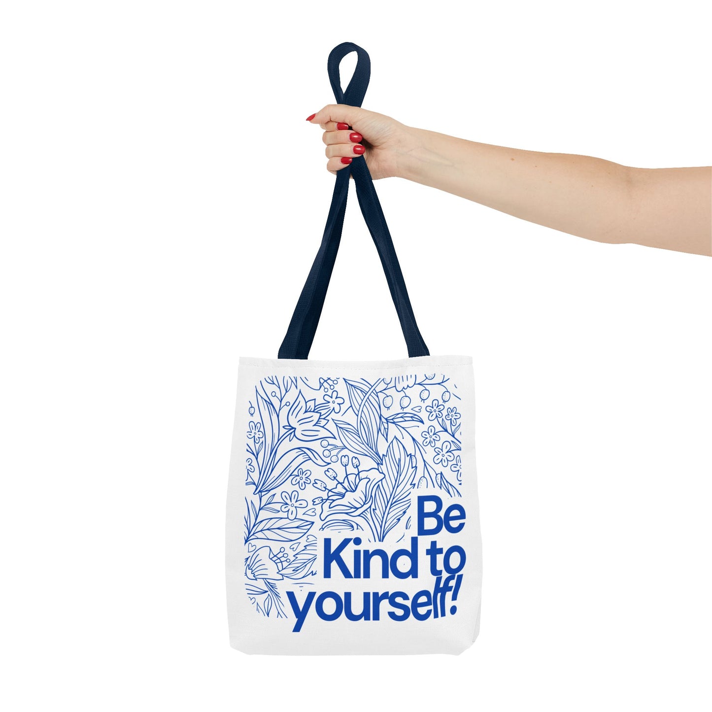 Be Kind to Yourself Tote Bag, Motivational Reusable Bag, Eco-Friendly Shopping Tote