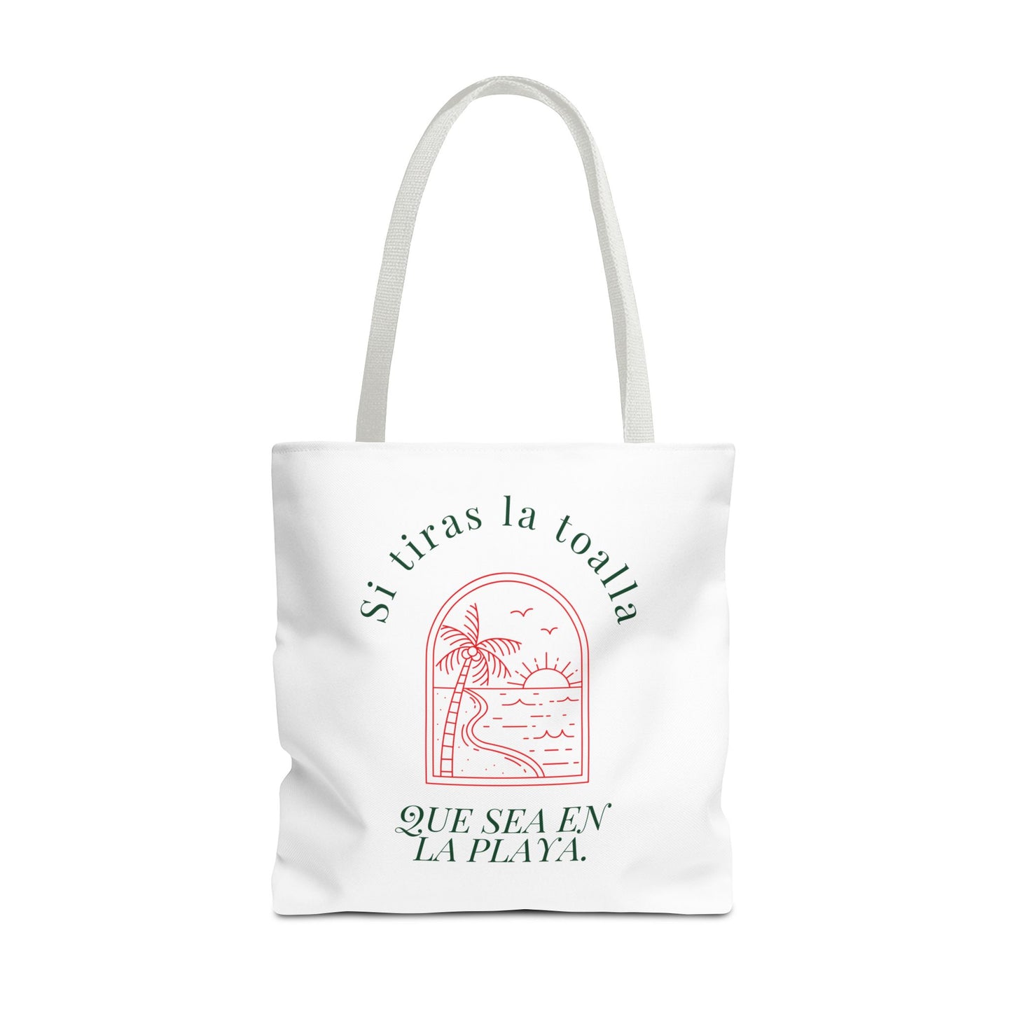 Tote Bag with Beach Vibes, Perfect for Summer Travel, Reusable Shopping Tote, Eco-Friendly Beach Bag