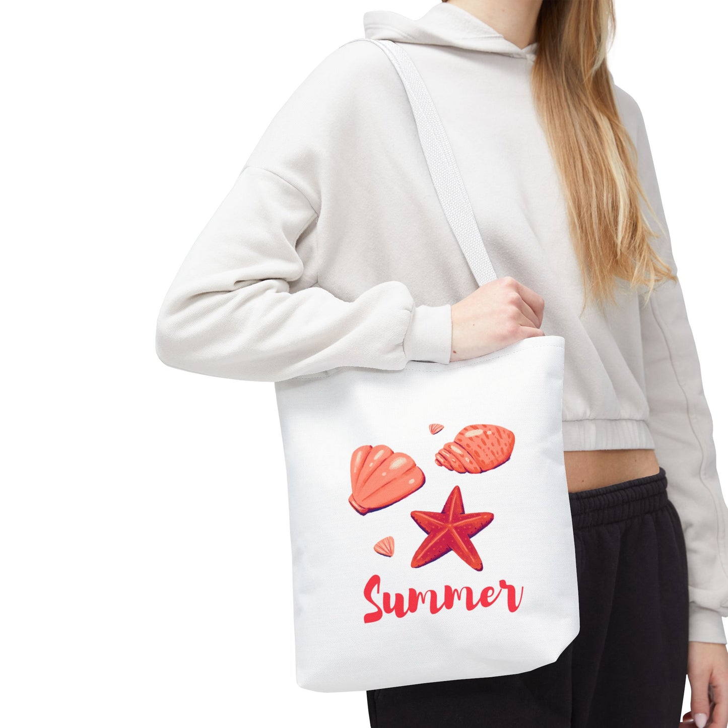 Summer Vibes Tote Bag, Beach Bag, Eco-Friendly Shopping Tote