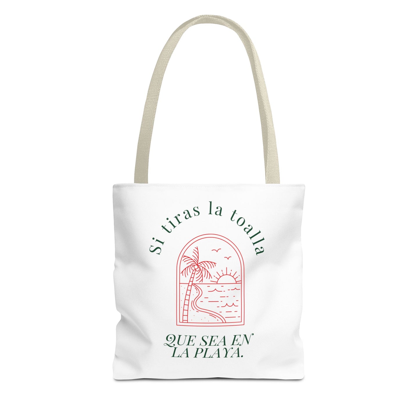 Tote Bag with Beach Vibes, Perfect for Summer Travel, Reusable Shopping Tote, Eco-Friendly Beach Bag