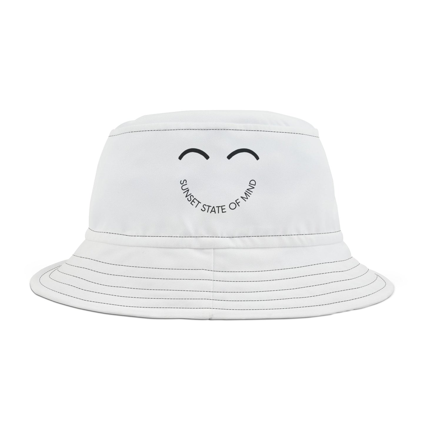 Smile Bucket Hat, Summer Accessory, Outdoor Hat, Trendy Beachwear