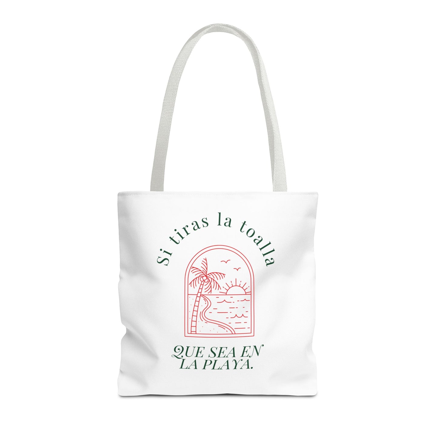 Tote Bag with Beach Vibes, Perfect for Summer Travel, Reusable Shopping Tote, Eco-Friendly Beach Bag