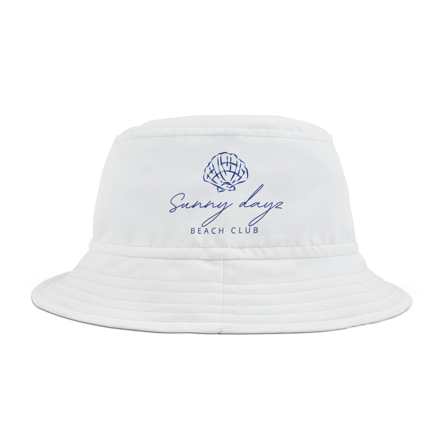 Sunny Days Beach Club Bucket Hat, Summer Hat, Beachwear