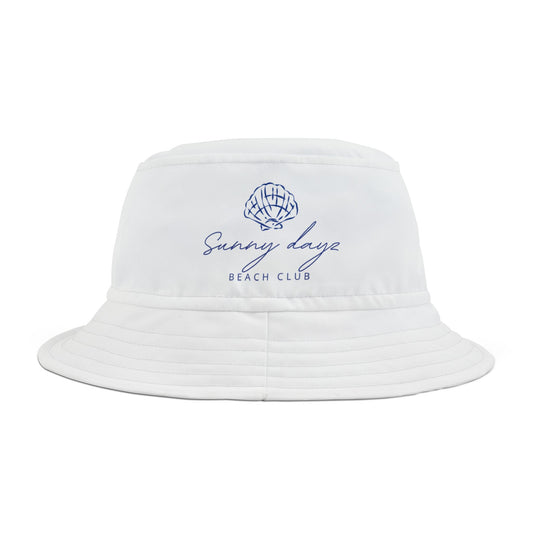Sunny Days Beach Club Bucket Hat, Summer Hat, Beachwear
