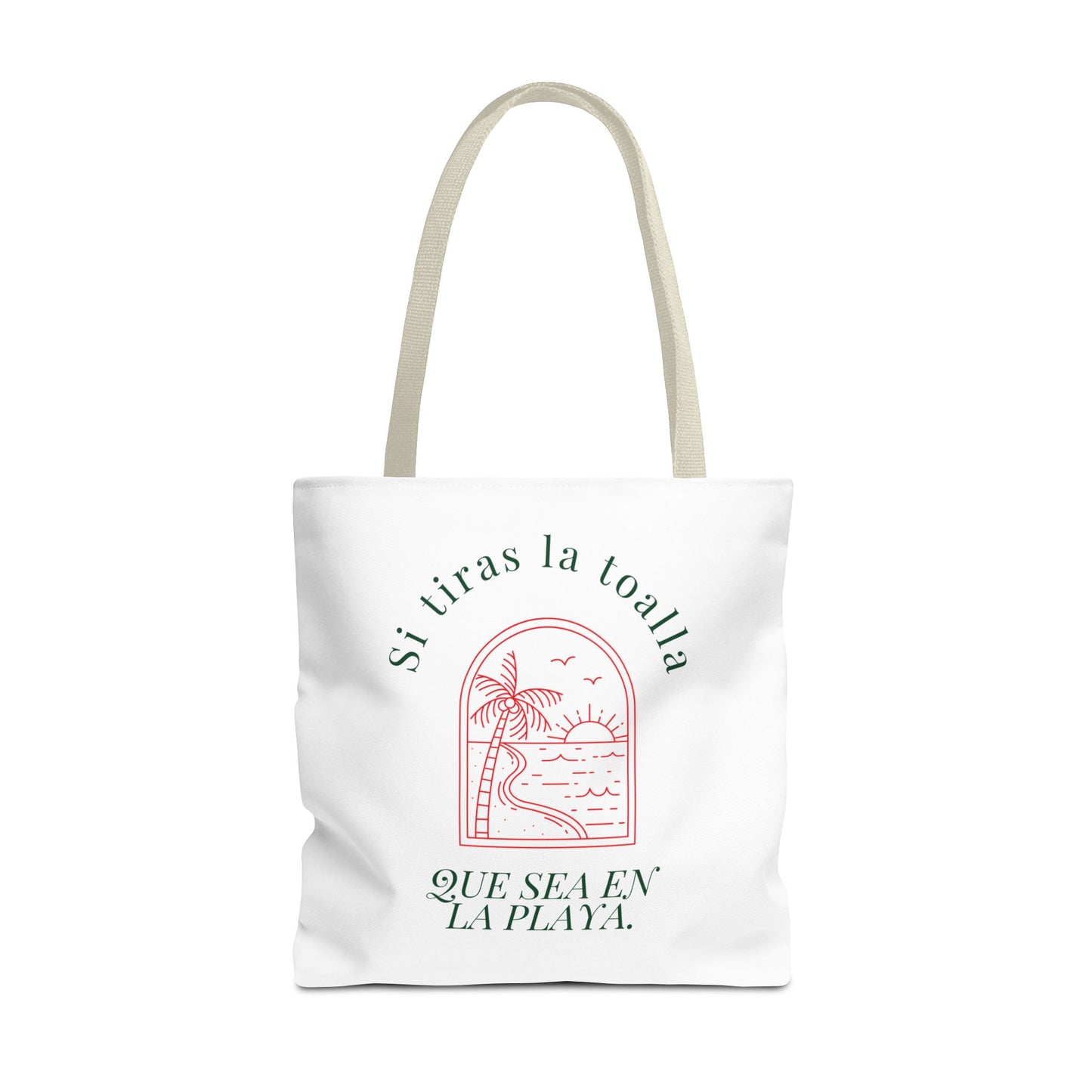 Tote Bag with Beach Vibes, Perfect for Summer Travel, Reusable Shopping Tote, Eco-Friendly Beach Bag