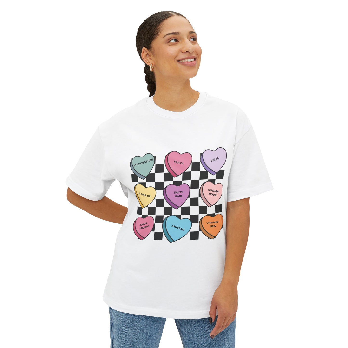 Fun Unisex Oversized Shirt, Cute Gift for Him/Her, Casual Wear, Love Celebration Tee