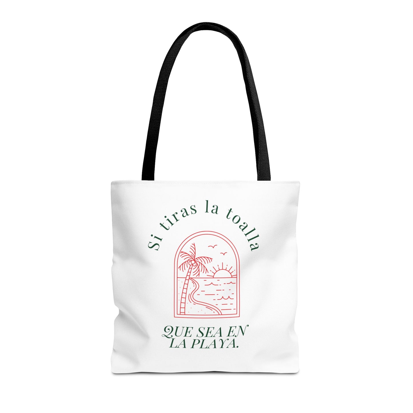 Tote Bag with Beach Vibes, Perfect for Summer Travel, Reusable Shopping Tote, Eco-Friendly Beach Bag