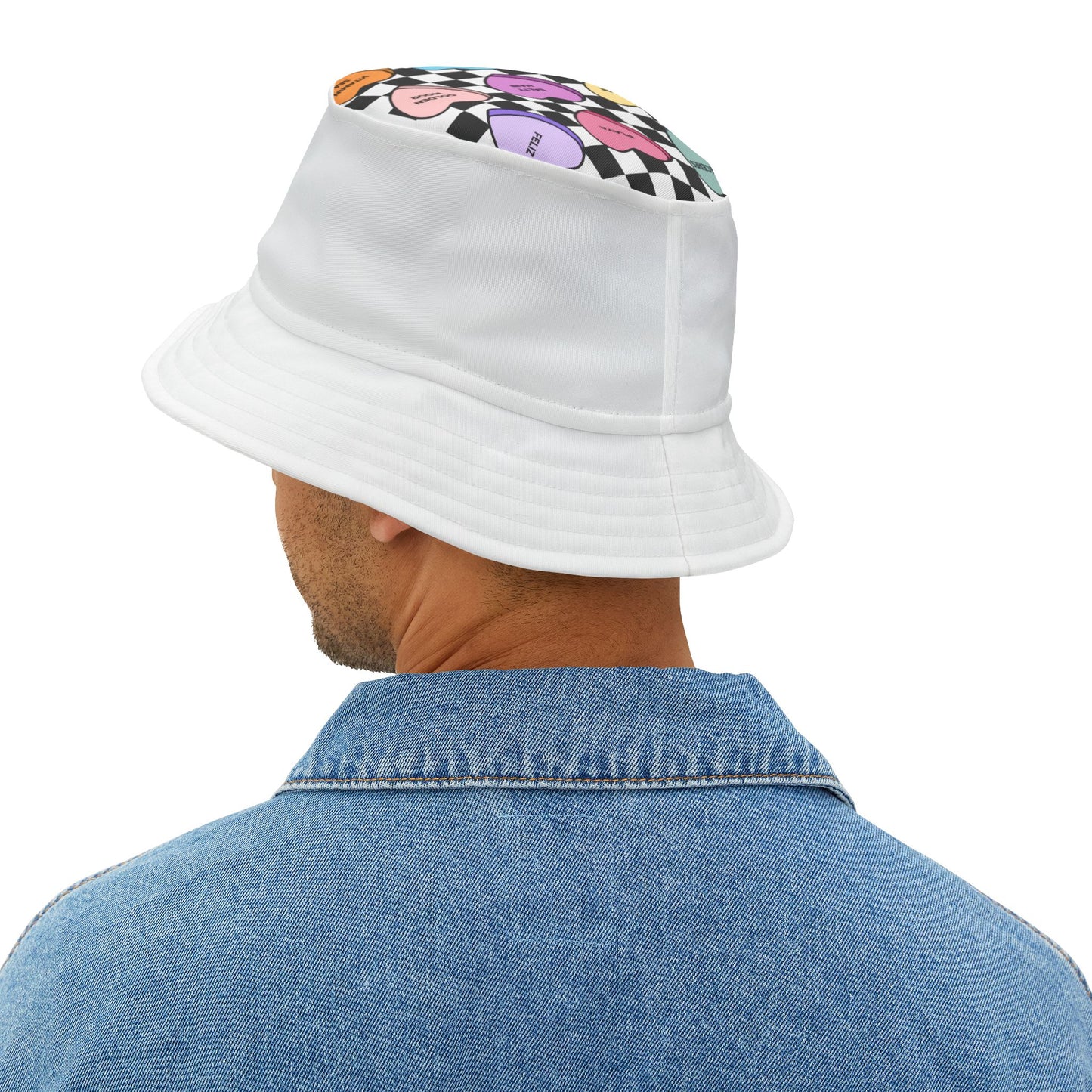 Colorful Bucket Hat, Fun Summer Accessory, Unisex Outdoor Style