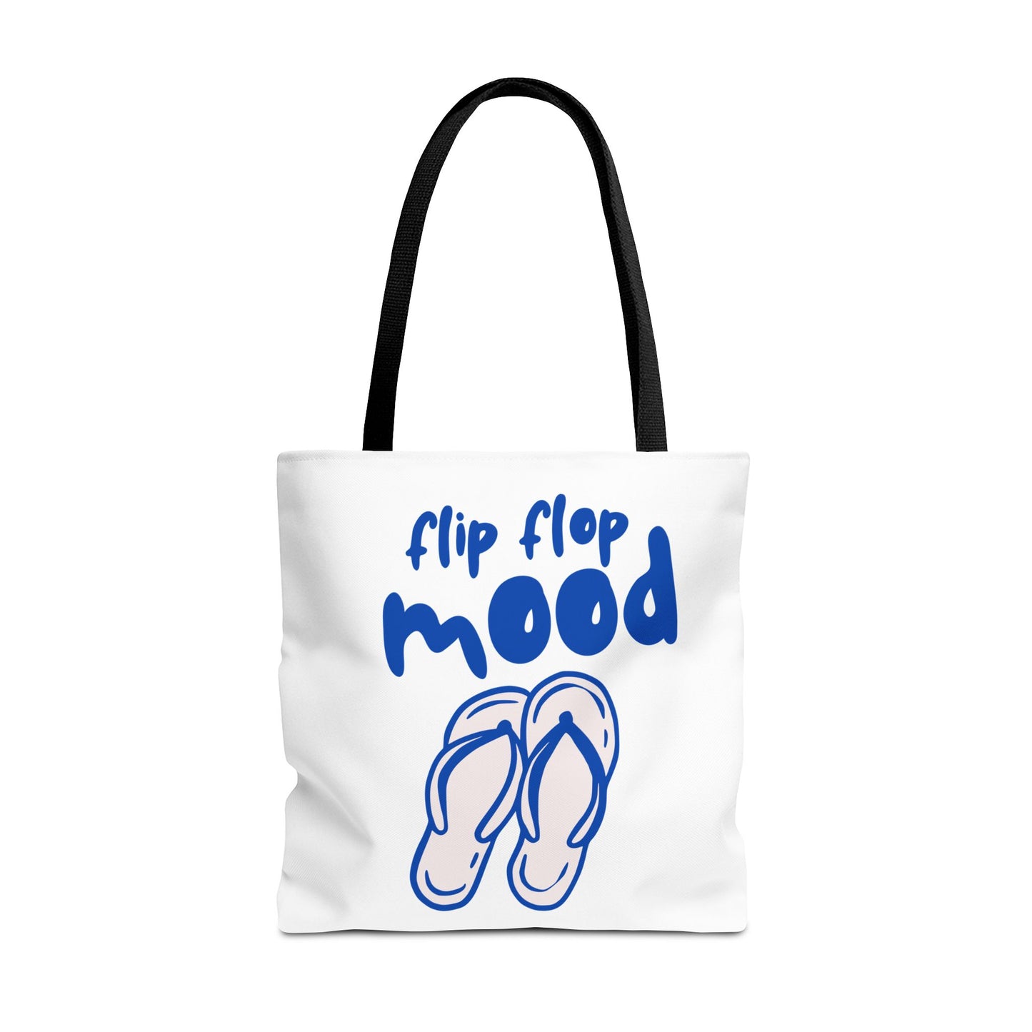 Beach vibes Tote Bag, eco friendly, flip flop mood graphic tote bag