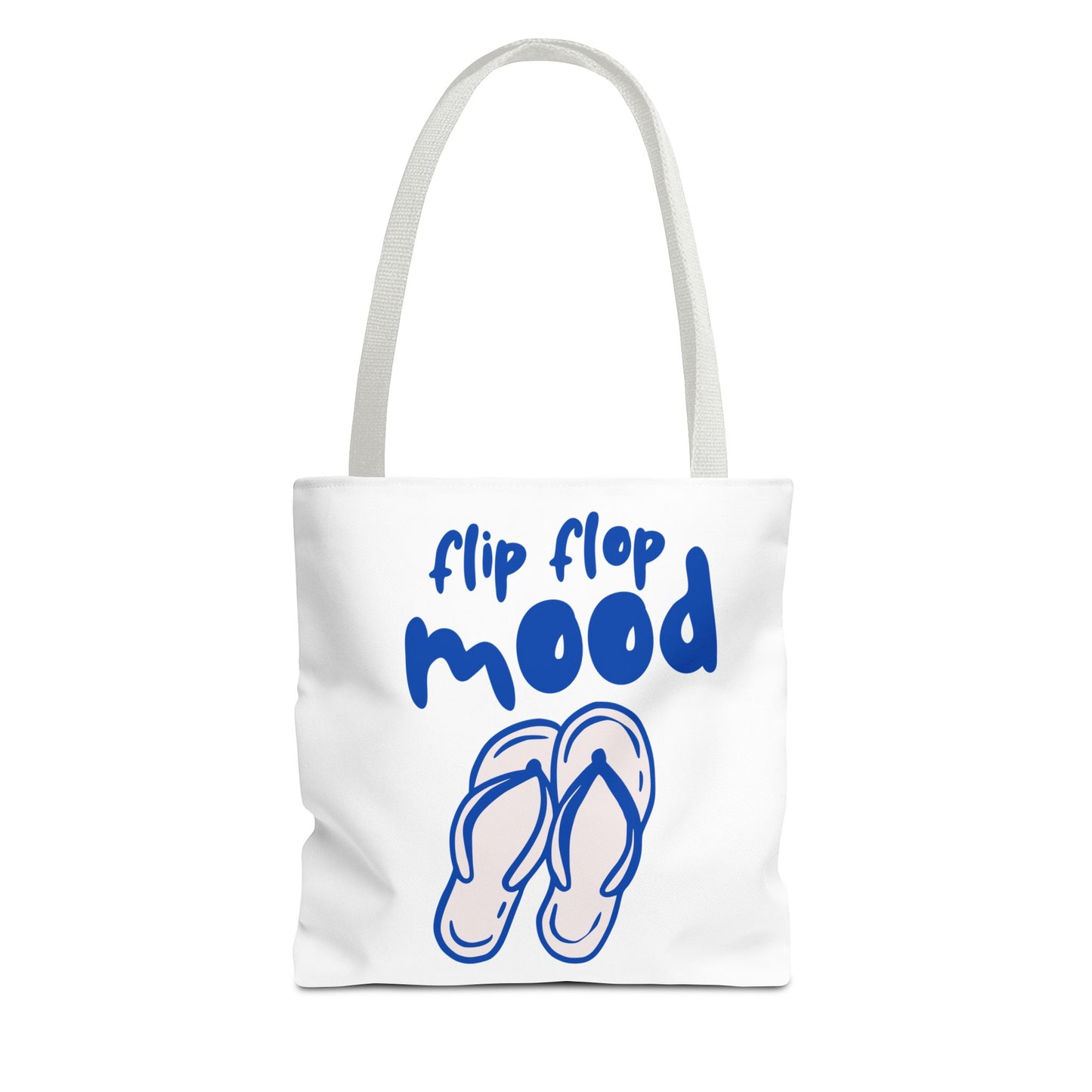 Beach vibes Tote Bag, eco friendly, flip flop mood graphic tote bag