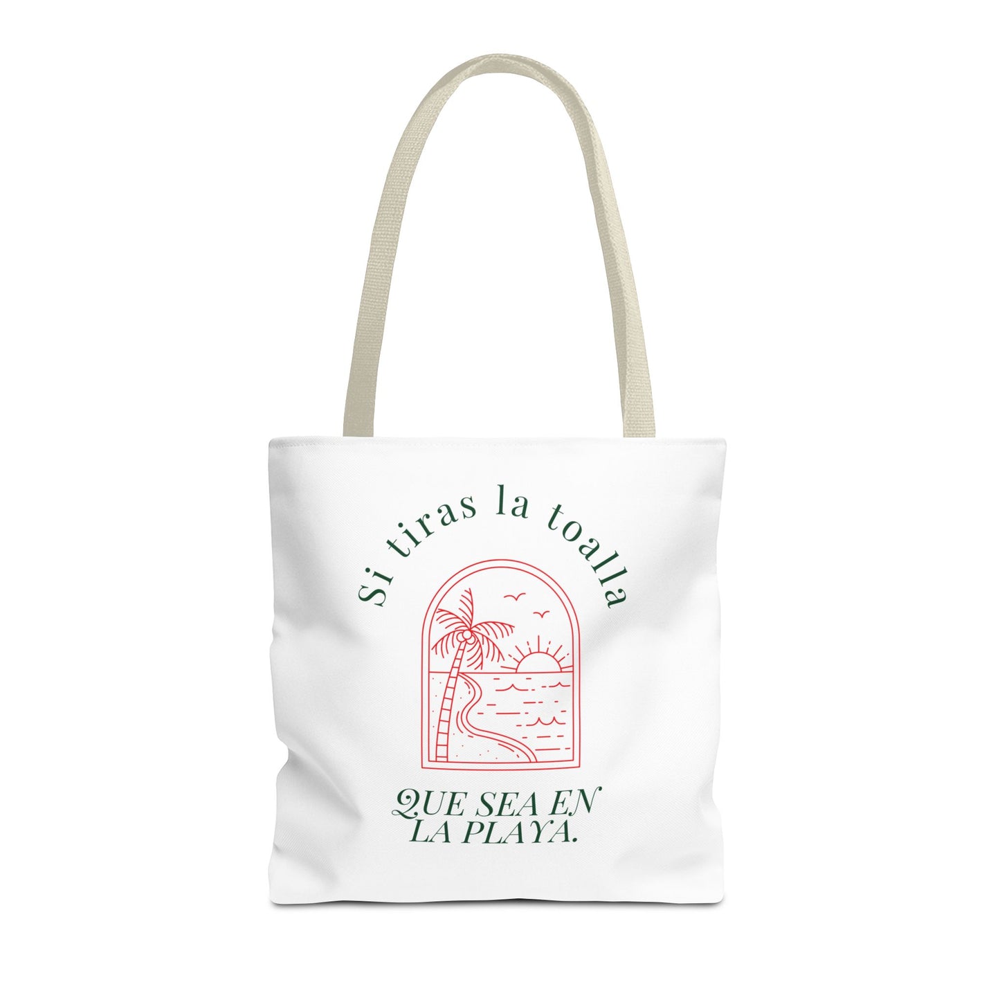 Tote Bag with Beach Vibes, Perfect for Summer Travel, Reusable Shopping Tote, Eco-Friendly Beach Bag