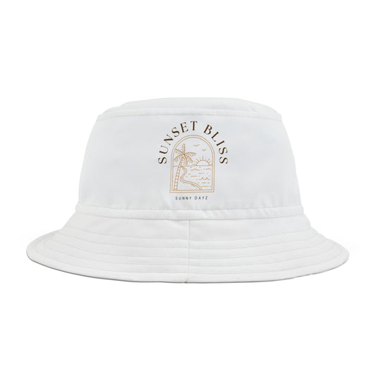 Sunset Bliss Bucket Hat, Summer Accessories, Beach Hat, Vacation Headwear
