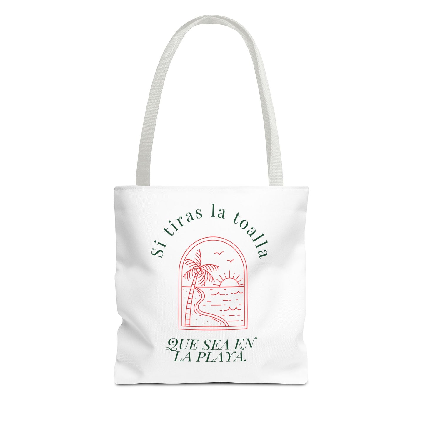 Tote Bag with Beach Vibes, Perfect for Summer Travel, Reusable Shopping Tote, Eco-Friendly Beach Bag