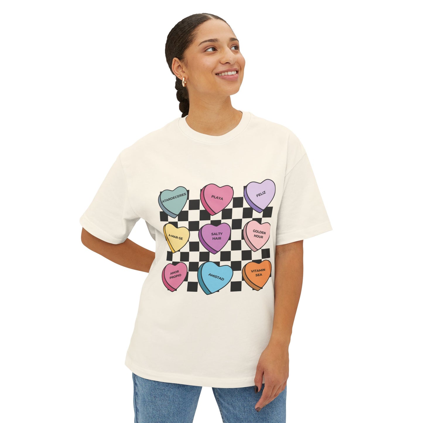 Fun Unisex Oversized Shirt, Cute Gift for Him/Her, Casual Wear, Love Celebration Tee