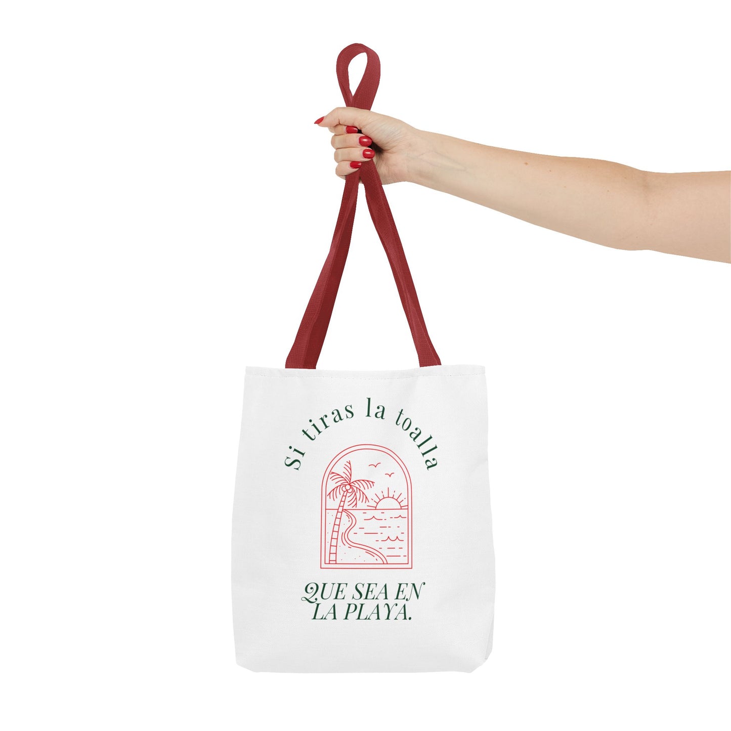 Tote Bag with Beach Vibes, Perfect for Summer Travel, Reusable Shopping Tote, Eco-Friendly Beach Bag