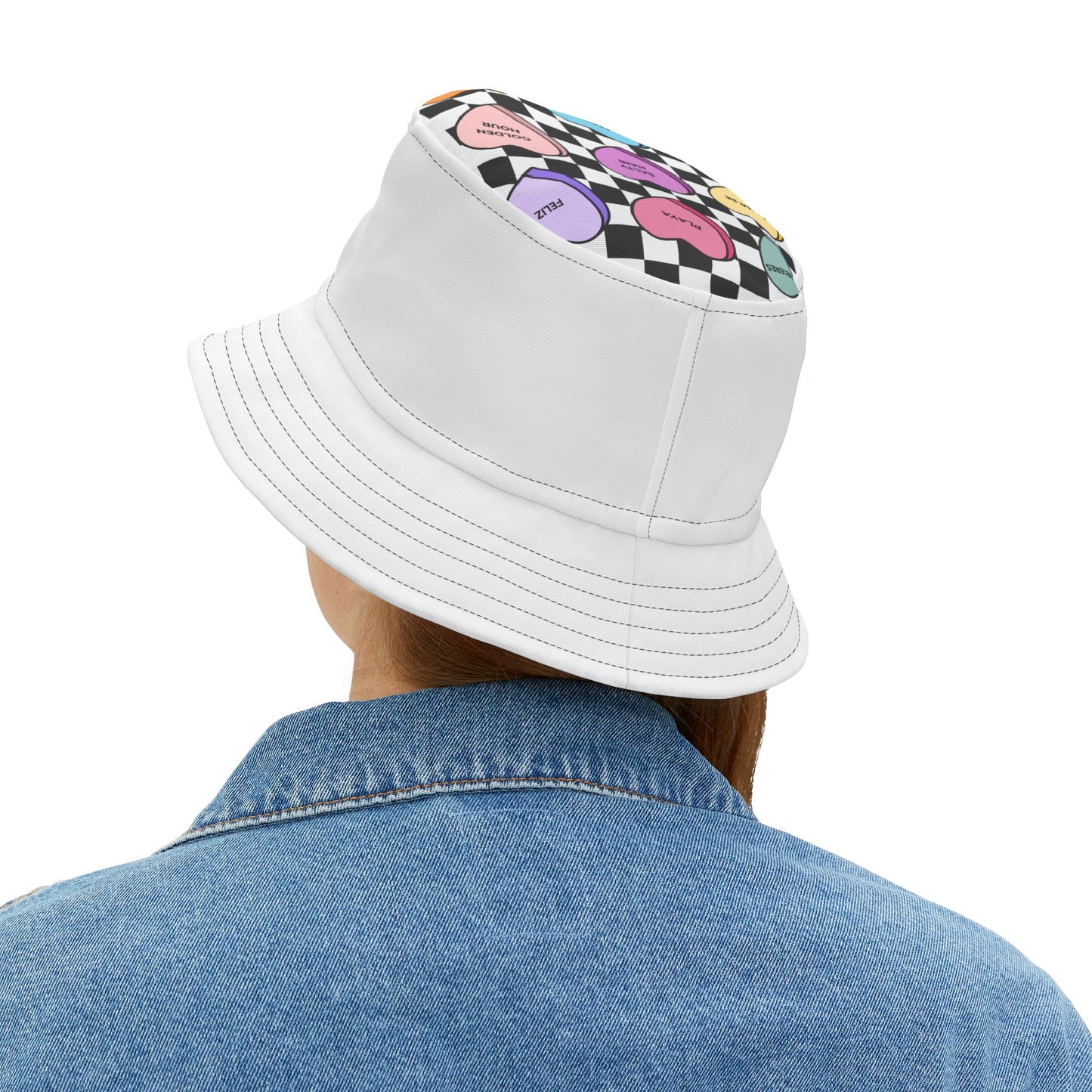 Colorful Bucket Hat, Fun Summer Accessory, Unisex Outdoor Style