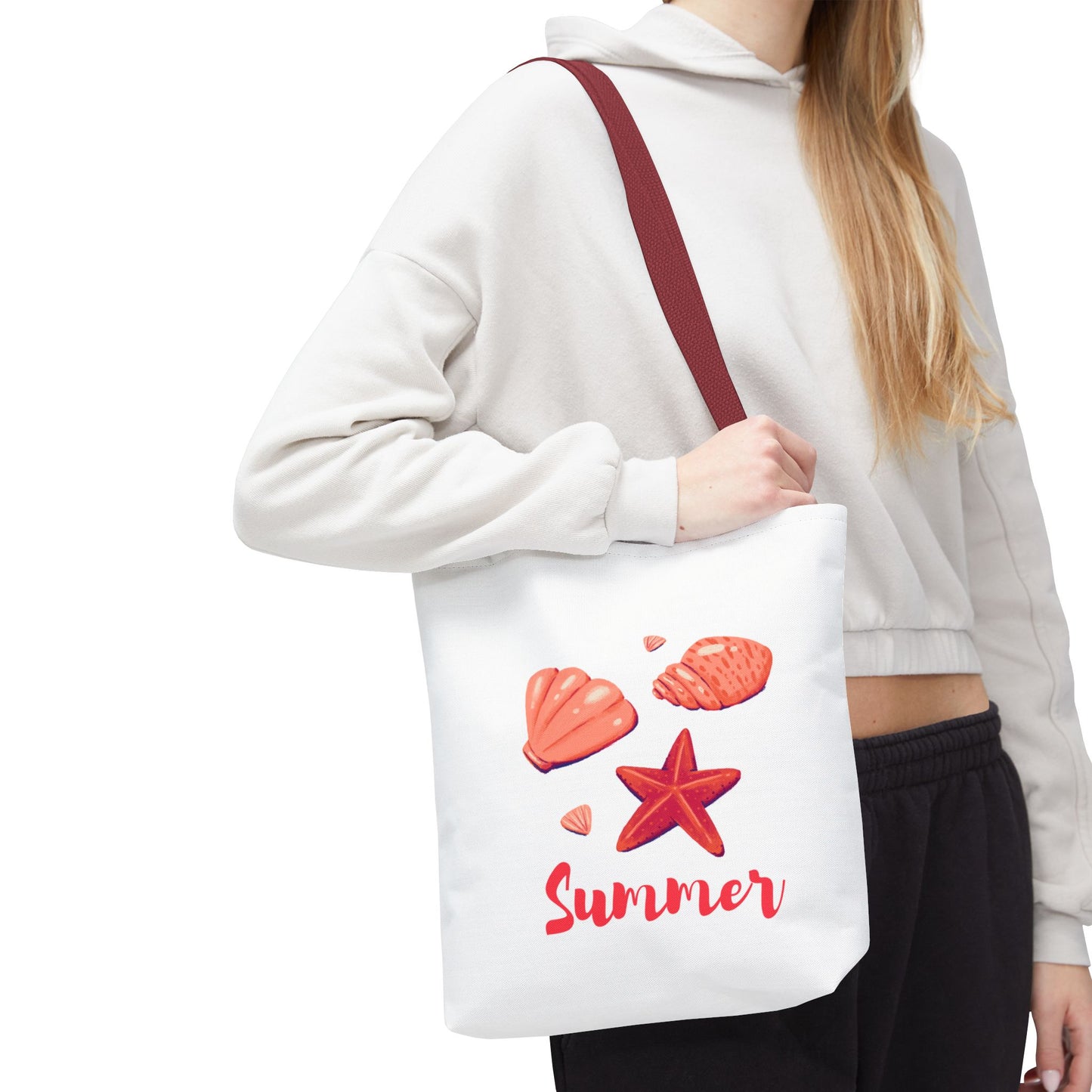 Summer Vibes Tote Bag, Beach Bag, Eco-Friendly Shopping Tote