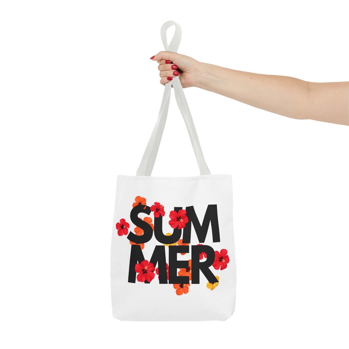 Summer Floral Tote Bag | Beach Picnic, Shopping and Travel Tote, Eco-Friendly
