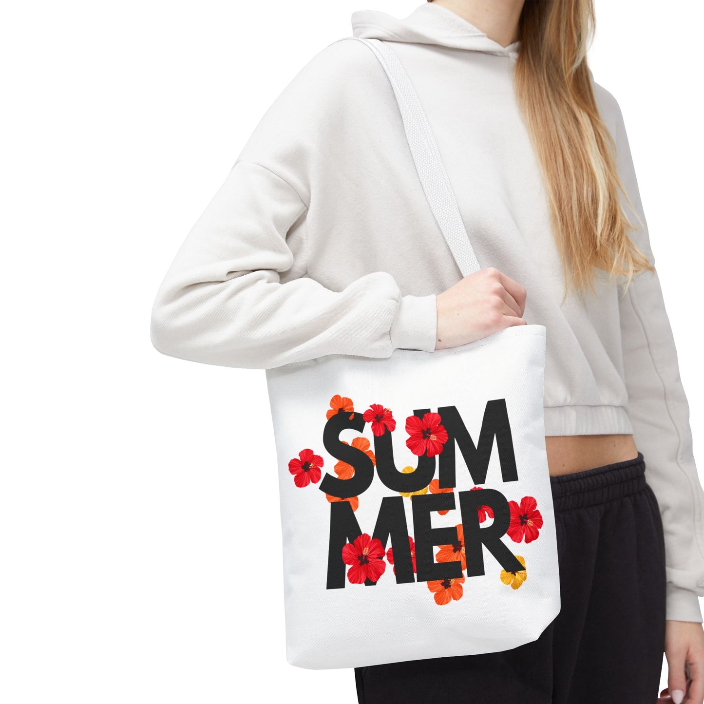 Summer Floral Tote Bag | Beach Picnic, Shopping and Travel Tote, Eco-Friendly