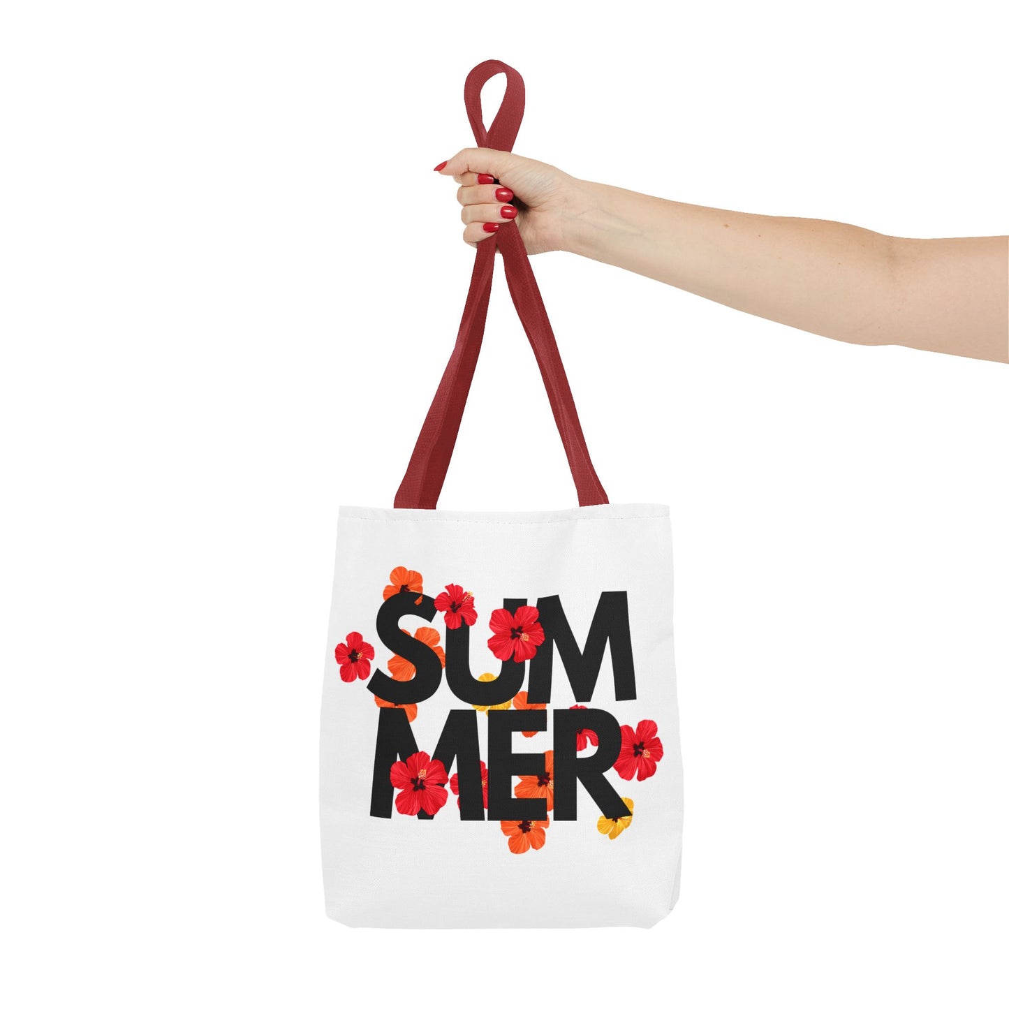 Summer Floral Tote Bag | Beach Picnic, Shopping and Travel Tote, Eco-Friendly