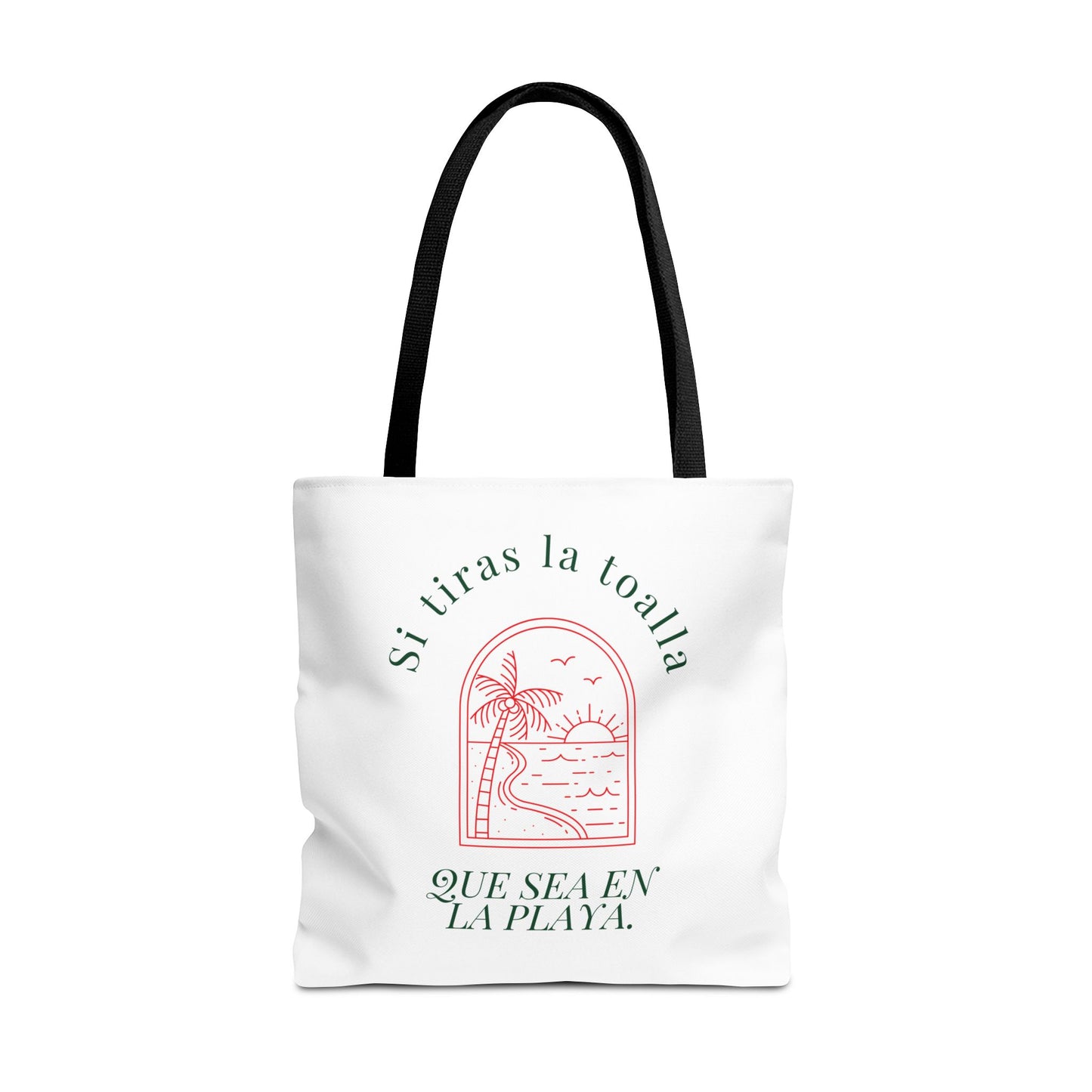 Tote Bag with Beach Vibes, Perfect for Summer Travel, Reusable Shopping Tote, Eco-Friendly Beach Bag