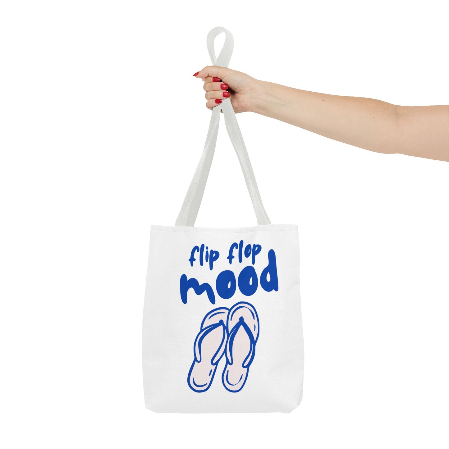 Beach vibes Tote Bag, eco friendly, flip flop mood graphic tote bag