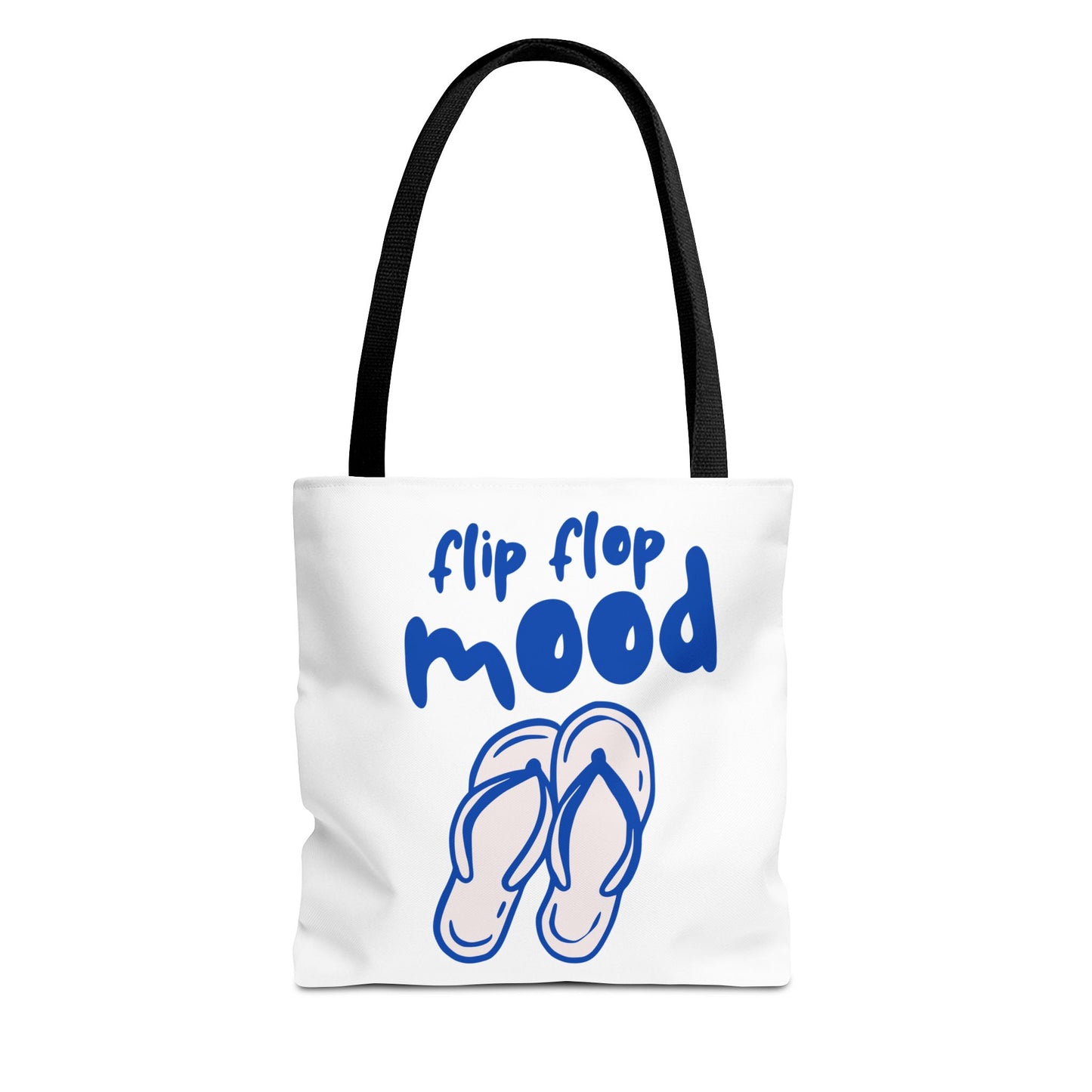 Beach vibes Tote Bag, eco friendly, flip flop mood graphic tote bag