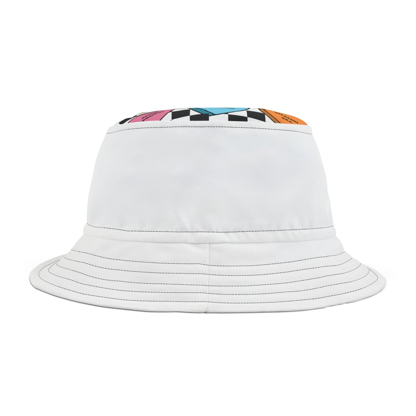Colorful Bucket Hat, Fun Summer Accessory, Unisex Outdoor Style